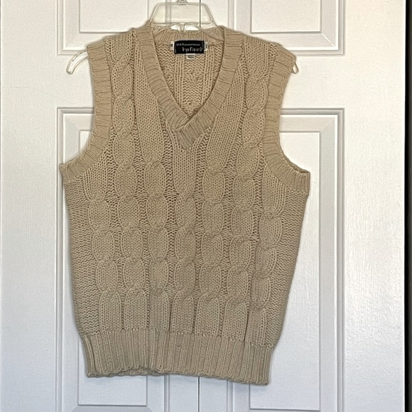 Vintage wool sweater vest - Picture 1 of 4